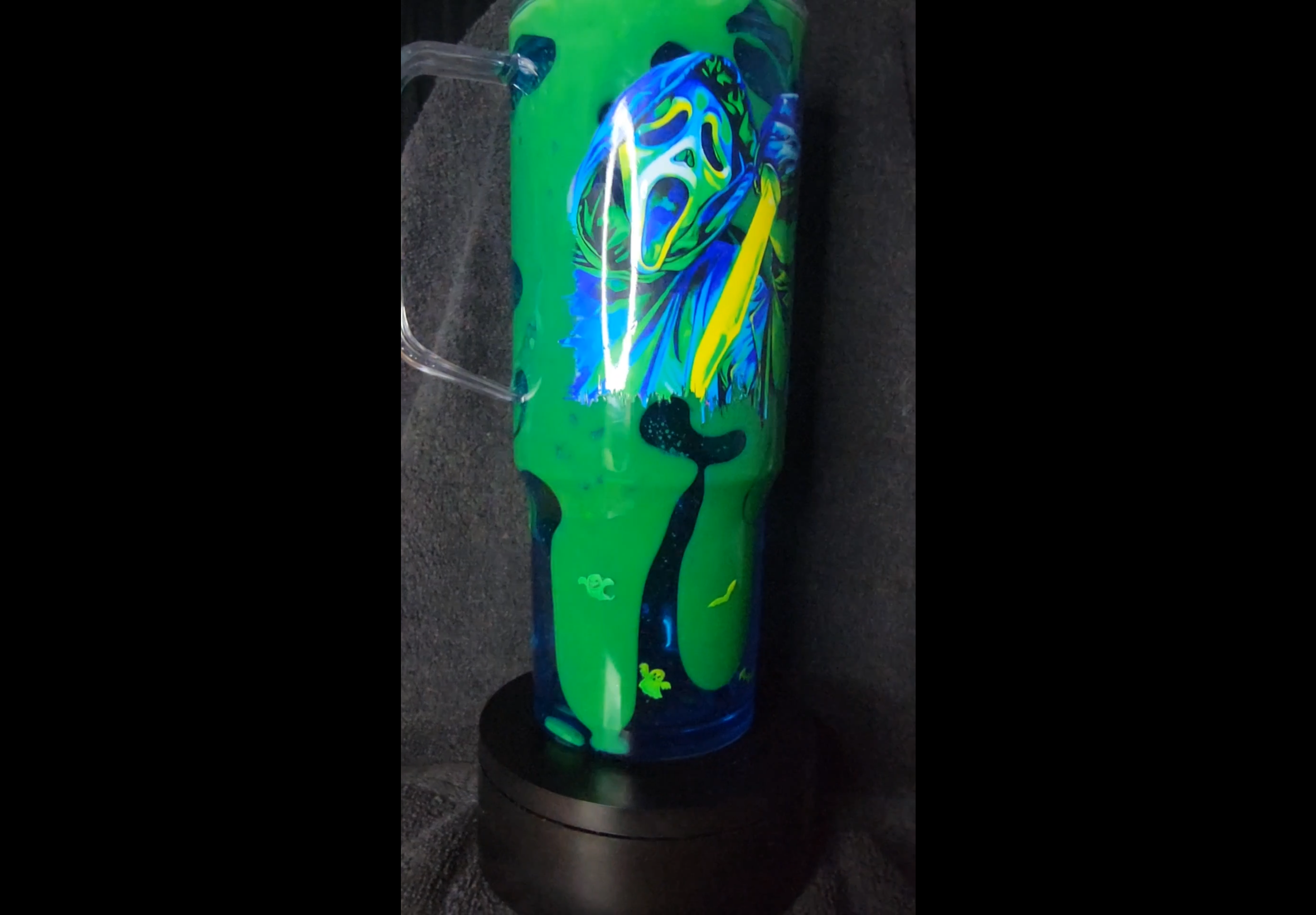 40 oz Ghostface lava cup