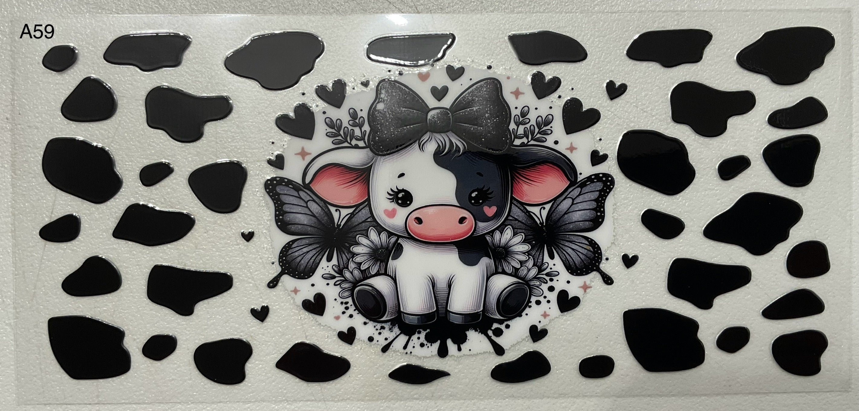 A59 Black & white cow