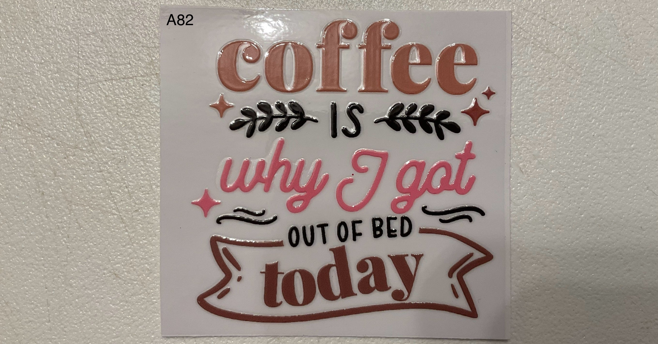 A82 Coffee is why I got out of bed