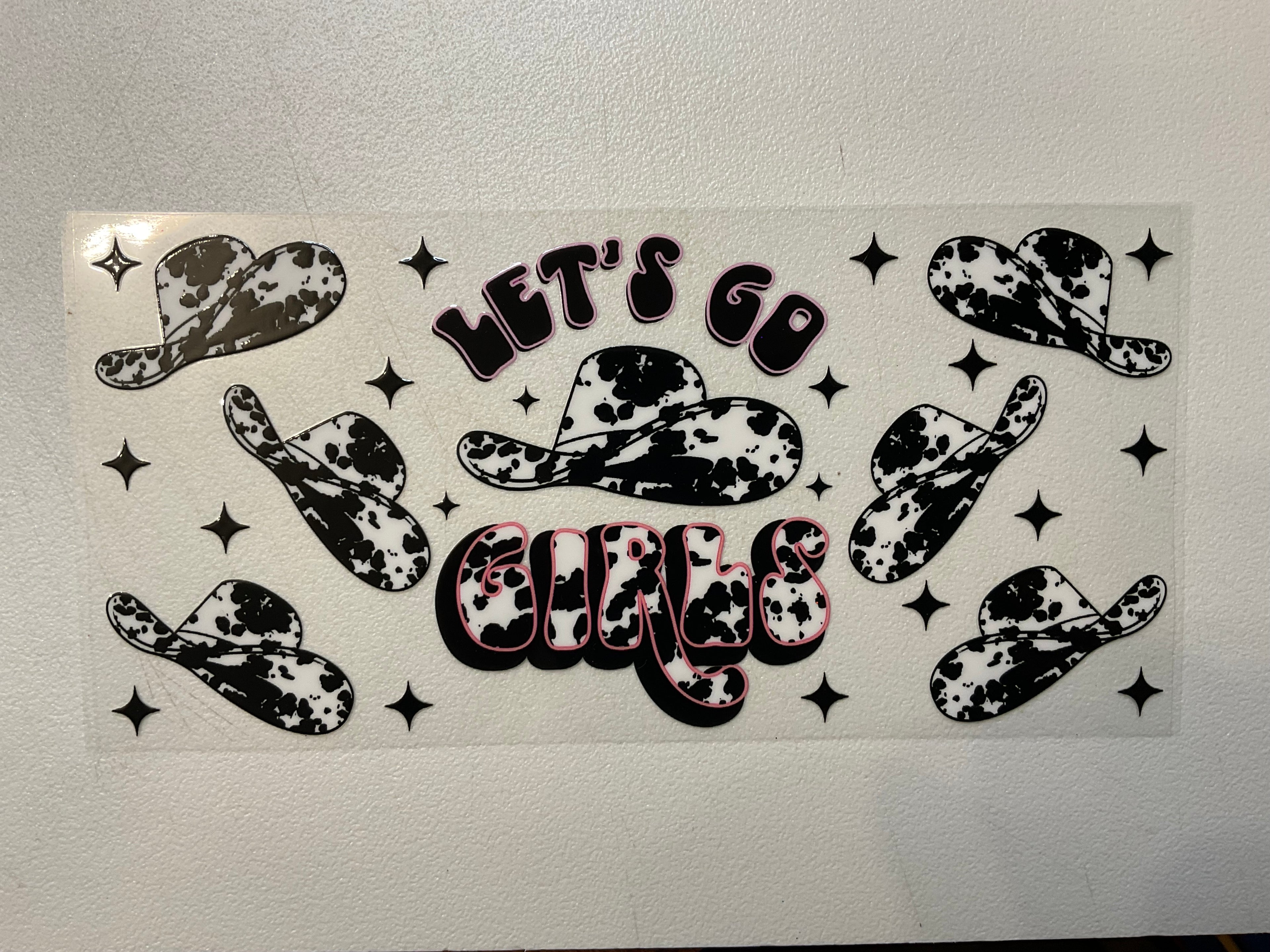 A119 Cow print “let’s go girls”