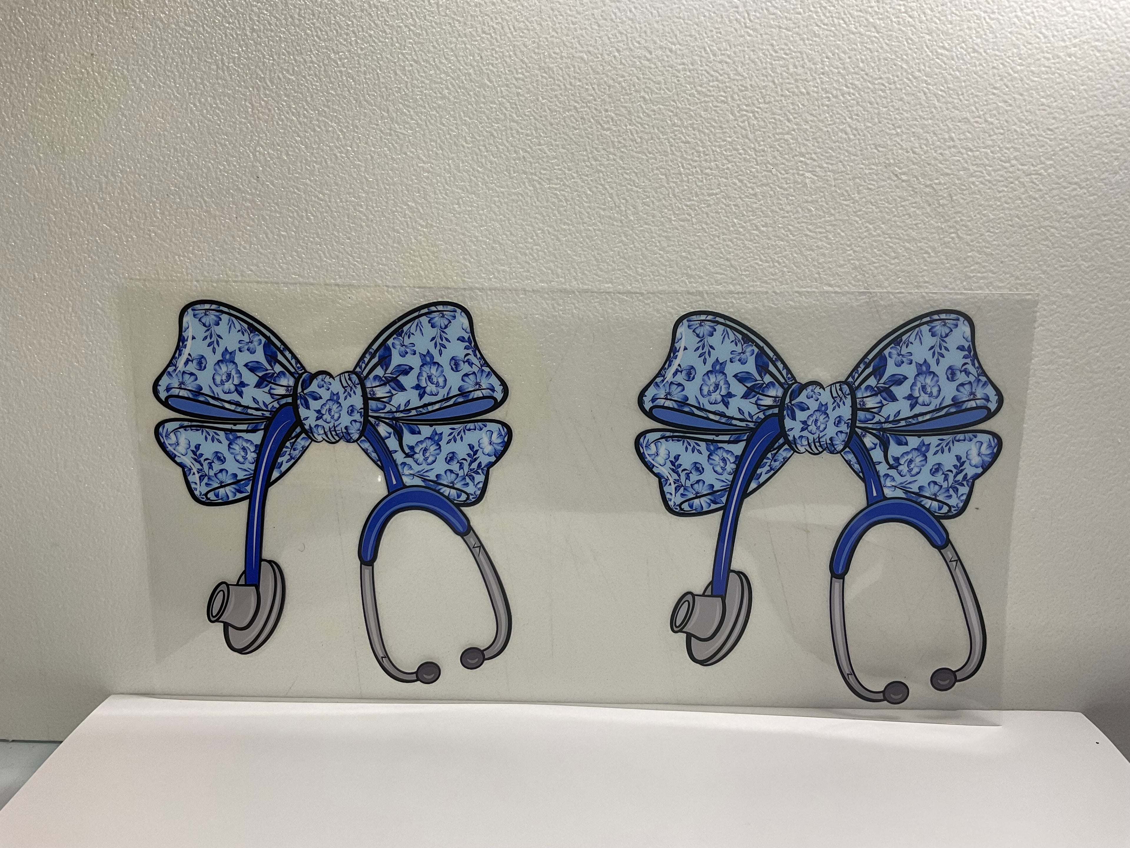 J - Blue stethoscopes