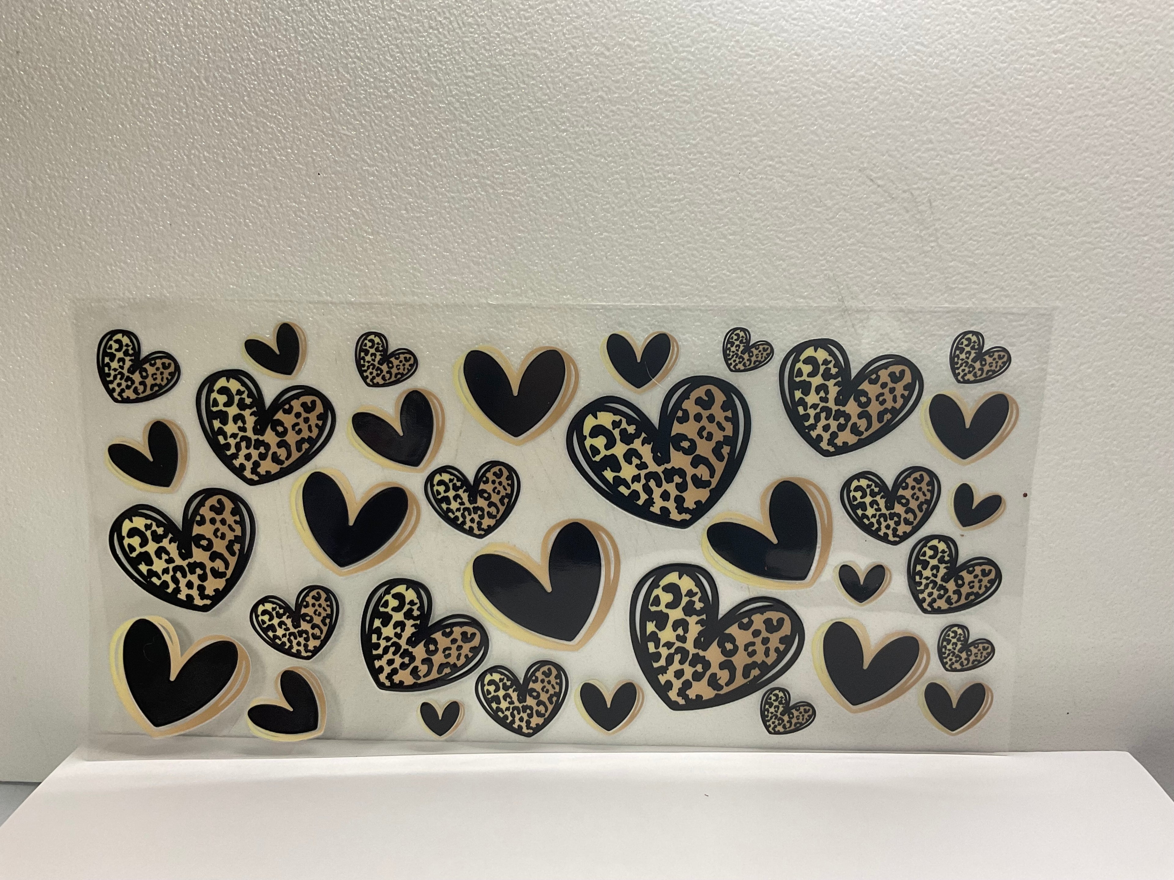 BF - Cheetah & black hearts