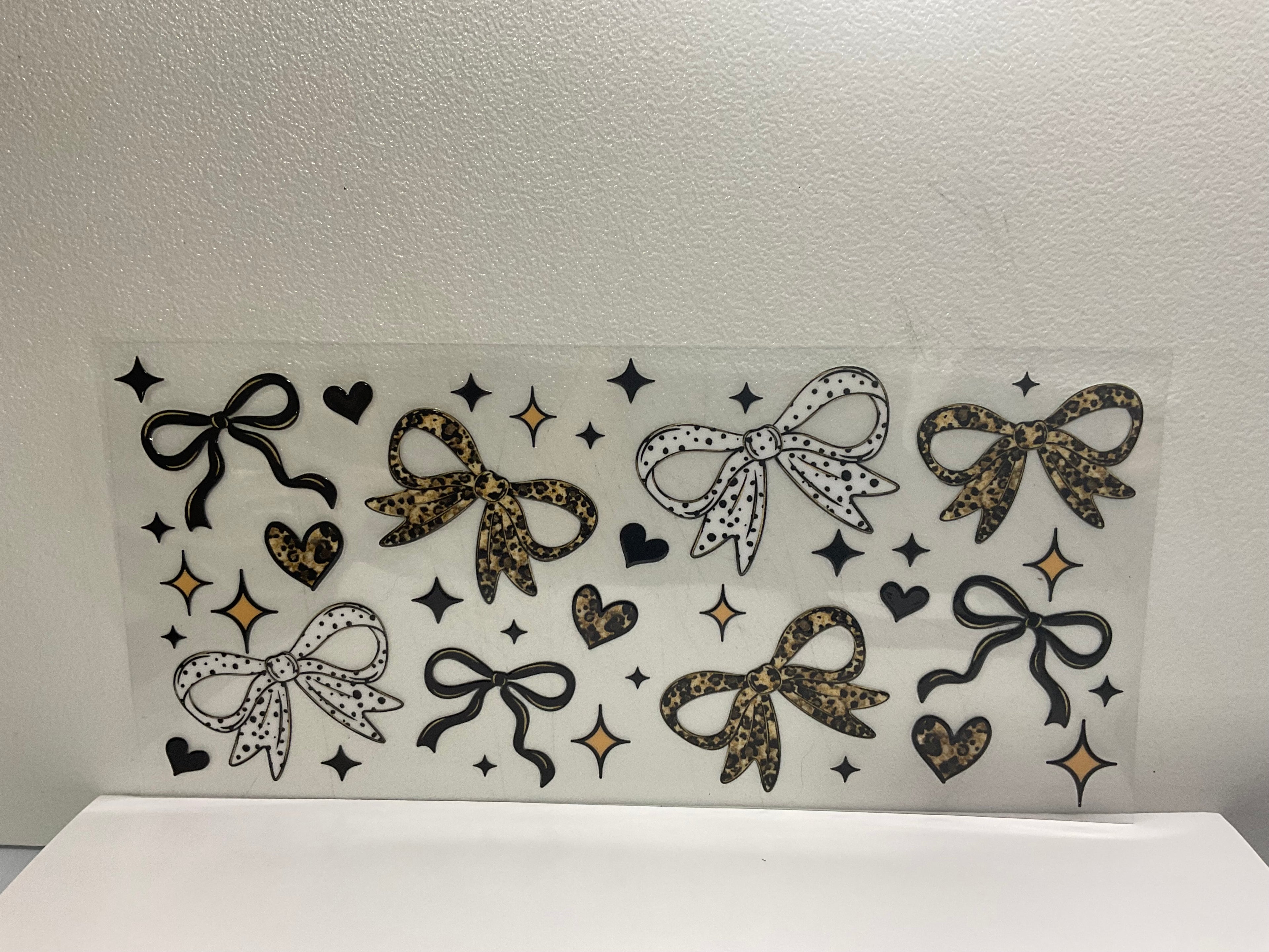 BF - Cheetah & White bows