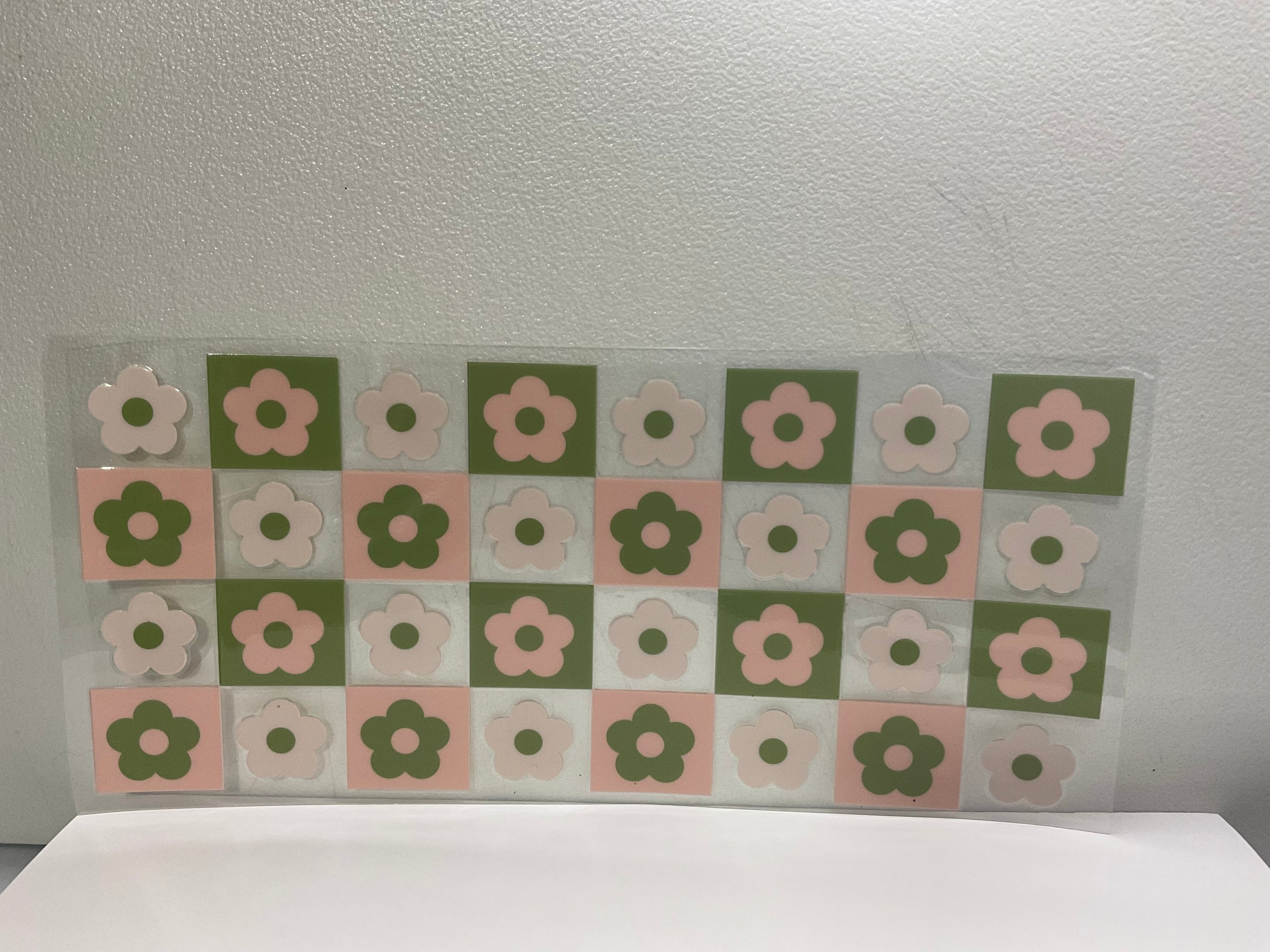 BF - Green & Pink Flowers