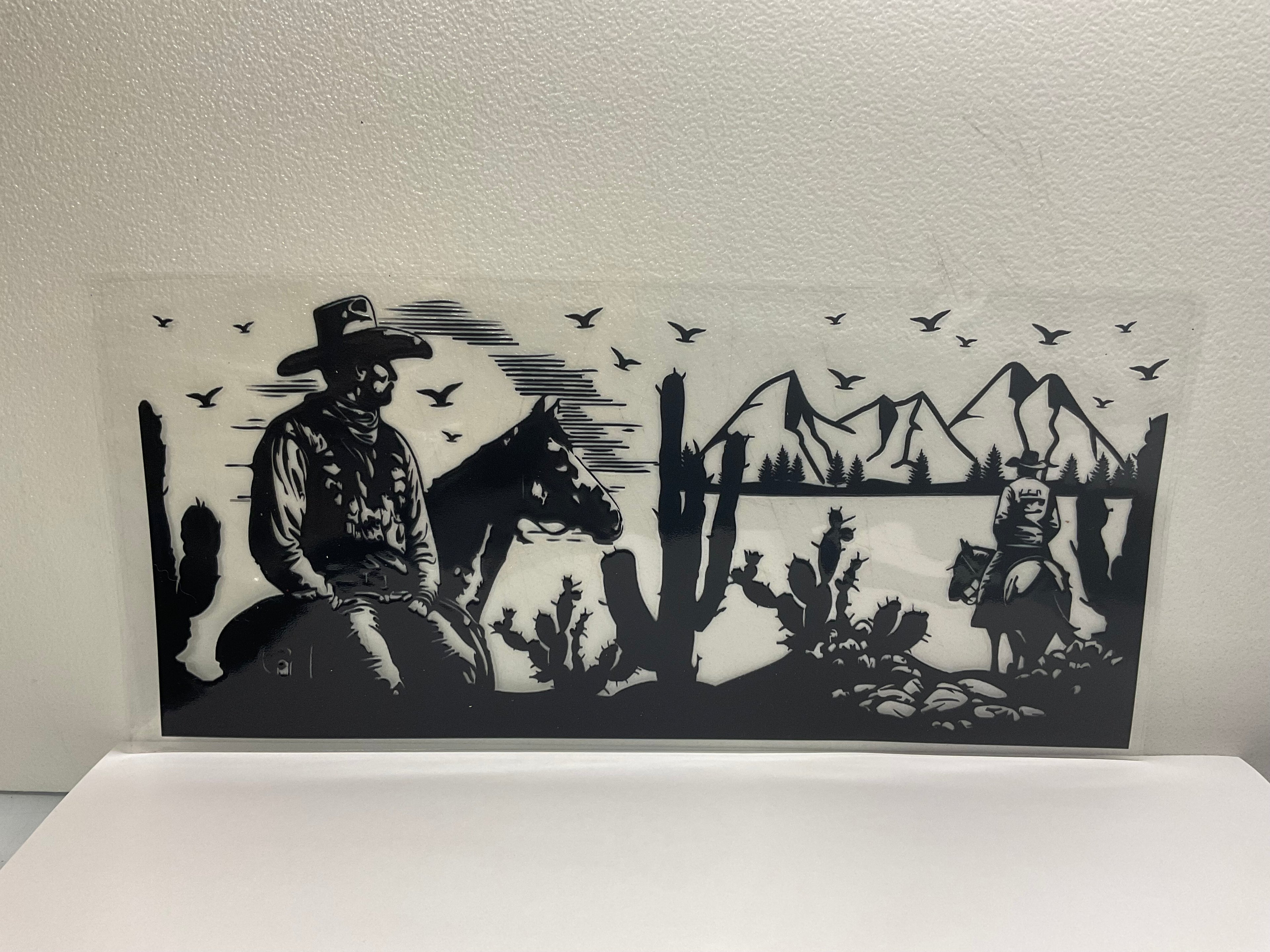 HF - Cowboy silhouette