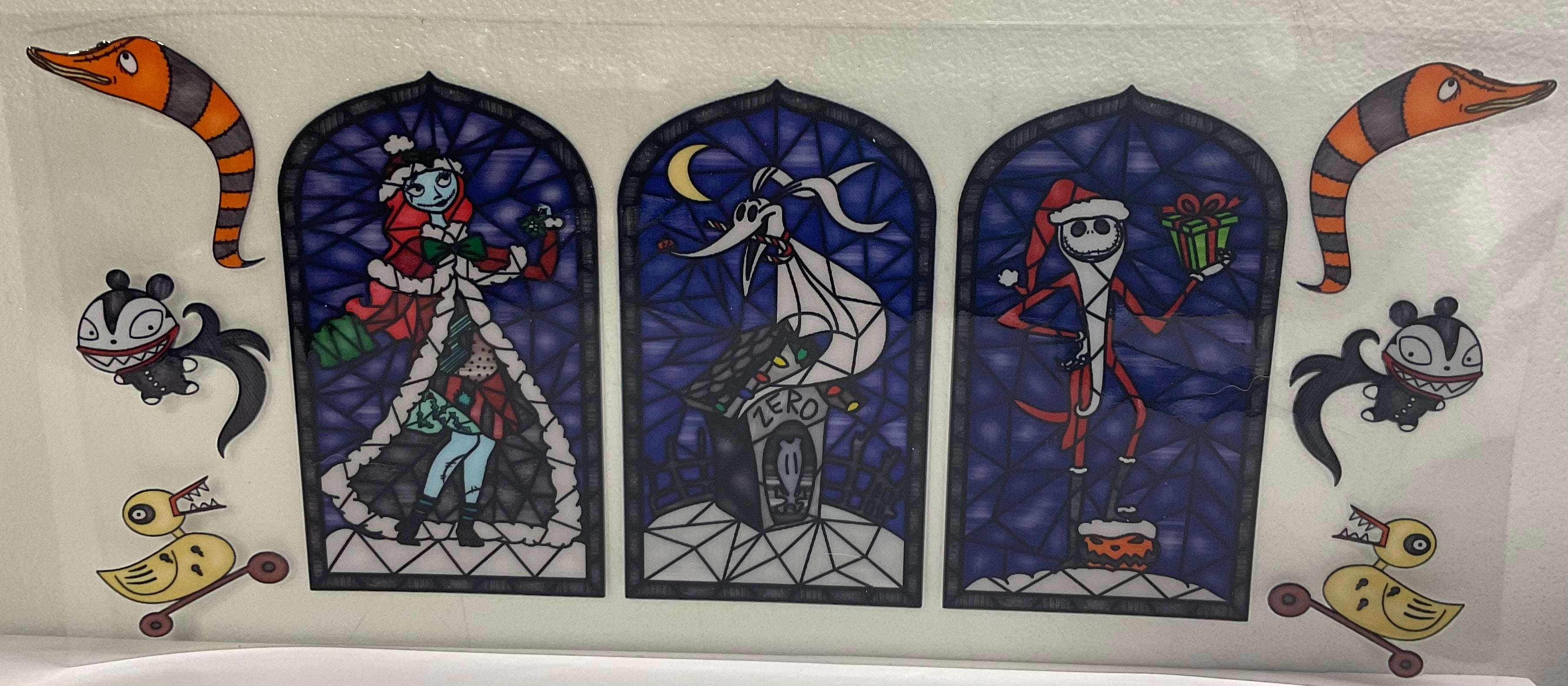 H - NBC Stained glass