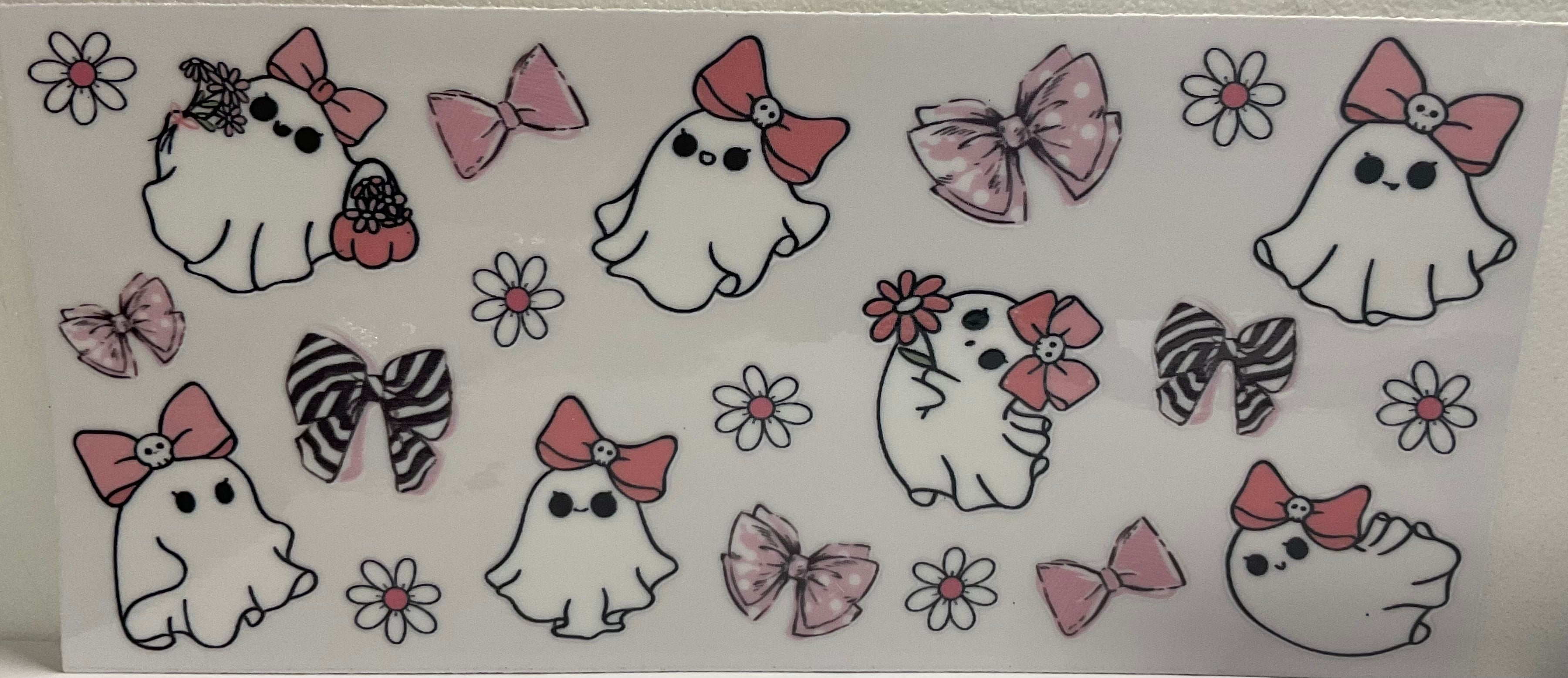 H - Pink ghosties