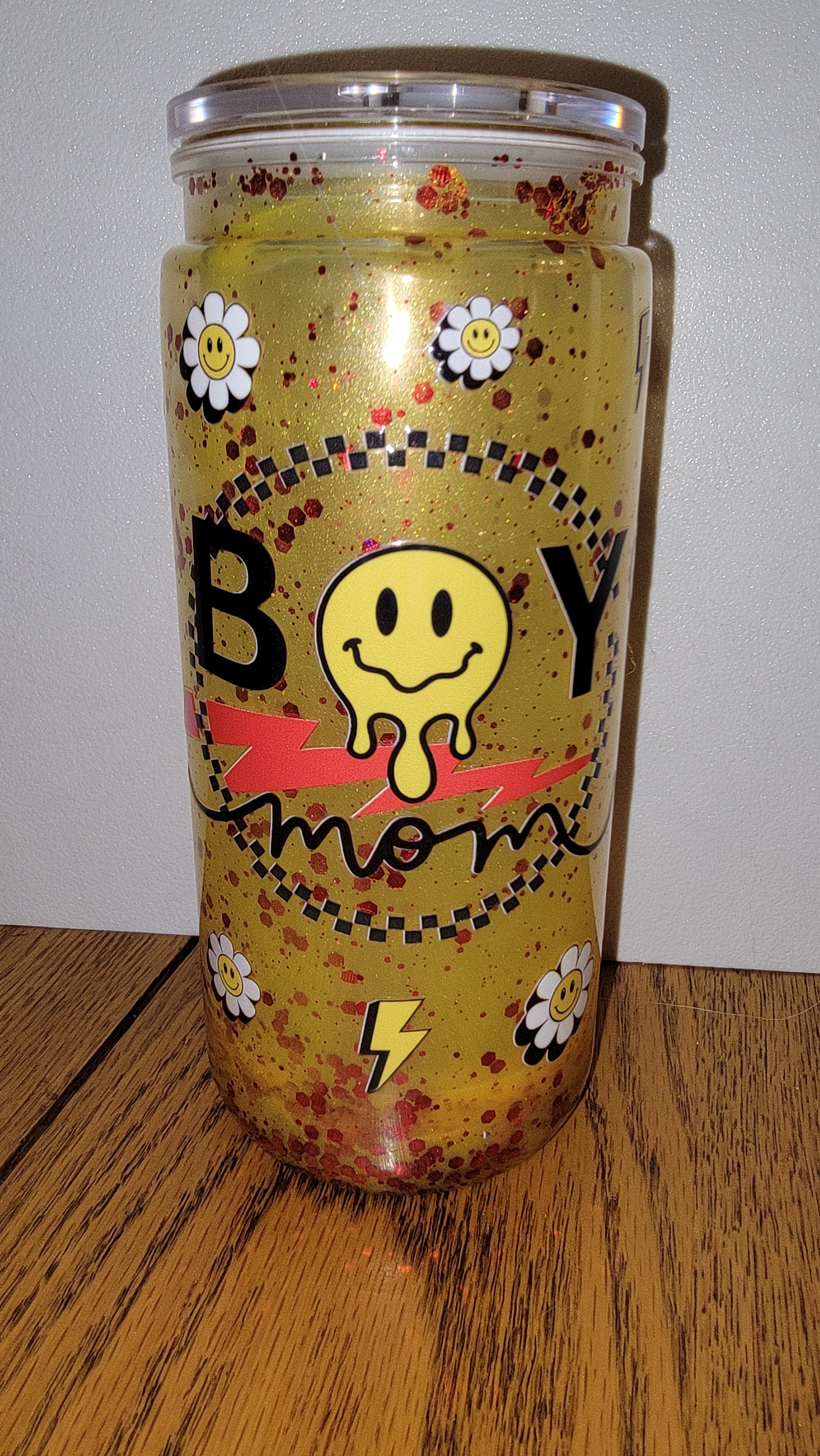 16 oz boy mom cup